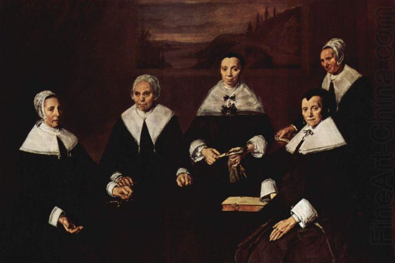 Gruppenportrat der Regentinnen des Altfrauenhospitzes in Haarlem, Frans Hals